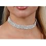 Choker Austrian Crystal Rhinestone Jewelry Stretch 4 Rows SeXy & Romantic Gift