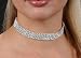 Choker Austrian Crystal Rhinestone Jewelry Stretch 4 Rows SeXy & Romantic Gift