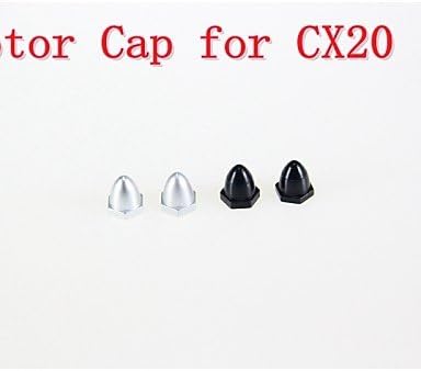 QWG Cheerson CX-20 RC Quadcopter Spare Parts Motor cap 1set/4pcs CX-20-003/004 for CX20 , silver