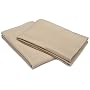 Pinzon 200-Gram Supima Velvet Flannel Standard Pillowcase Pair, Taupe