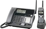 Remanufactured Panasonic KX-TG4000B 2.4 GHz DSS 4-Line Cordless Phone with Caller ID and Voicemail (Black)