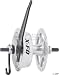 Sturmey Archer X-FD Front Drum hub 36h, Silver
