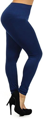 Janestore Costume Lady Leggings Solid Seamless Sexy Pants Black Stretch Plus Size Color