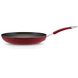 KitchenAidPorcelainEnamelNonstick12-InchOpenSkillet,Red