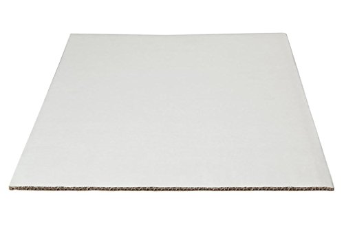 W PACKAGING WP4325 Quarter-Sheet Cake Pad, Double Wall, Non Grease Proof, Corrugated Paper Board, 13.5