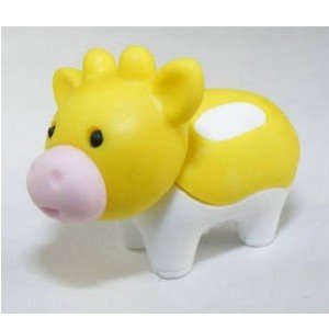Yellow Cow Eraser