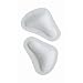 Pedag 135 T-Form Self Adhesive Metatarsal Pad for Flat Feet, White Leather, Extra Large (11-13M)