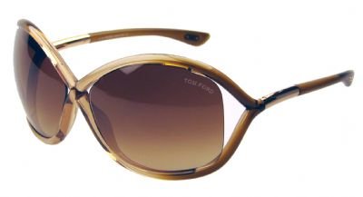 Tom Ford Whitney Tf9 74f Metallic Brown Gradient Sunglasses