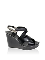 BUT-S Sandalias de cuña (Negro)