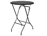 MFG 519148 Gastro-Stehtisch &Oslash; 85 x 110 cm anthrazit-punti, rund