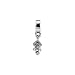 Cuckoo Clock Dangle Charm in Sterling Silver for Pandora, Kera and other 3mm Bracelets