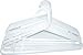 PLASTIC Lightweight Plastic Adult Hangers - 35 Grams - White - 16 Ct.
