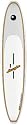 Bic Sport Jungle Wind SUP Standup Paddleboard, Surfboard, and Windsurfer (10 Feet 10- Inch, White)