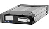 Internal SATA I/II mobile rack made for compact size computer (with LCD)