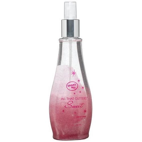 All That Glitters Scented Shimmer Body Spray, Sweet, 8