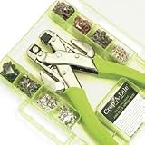 We R Memory Keepers Crop-A-Dile Green with Case and Eyelets 70908-4