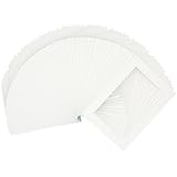 Pack of 100 5x7 WHITE Picture Mats Mattes with White Core Bevel Cut for 4x6 Photo + Back + Bags