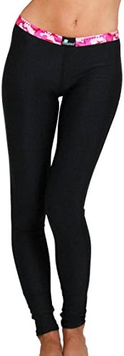 Best Women's Athletic Compression Pants - Toolshed Women's Compression Pants with Camo Waistband - Created by Former MLB Player Gregg Olson and Endorsed by Pro Athletes - 2 Colors Available - Perfect Sportswear for Football, Basketball, Baseball, Running, Cycling, Yoga, Skiing, Hiking, Fitness, Gym, and other Athletics