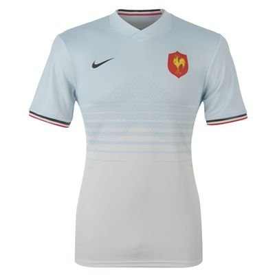 Nike France Rugby Union Away Shirt 2011 Grey Large Nike France Rugby Union Away Shirt 2011 Grey Large