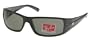 Ray Ban RB4057 Sunglasses - 601/58 Glossy Black (Crystal Green Polarized Lens) - 61mm