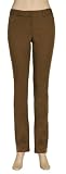 STRETCH COTTON STRIPE SLIM LEG PANTS