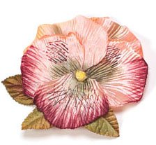 KARIN'S GARDEN Silk Pansy Pin - Click to see other colors (Pink)