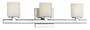Eurofase 19415-017 Marond 3-Light Bath Bar, White