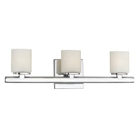 Eurofase 19415-017 Marond 3-Light Bath Bar, White