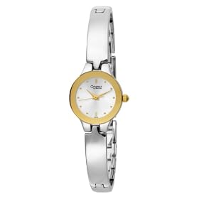 Caravelle by Bulova Ladies 45L86 Bangle Bracelet Silver Dial Watch