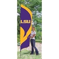 Louisiana State (LSU) Tigers NCAA Tall Team Flag with Pole