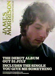 JAMES MORRISON Undiscovered Music Poster