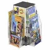 SAF5696CL - Eight Pamphlet Table Top Display,11-1/8x11-1/8x12-1/2,CL