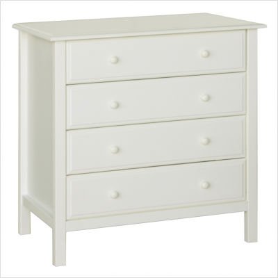 DaVinci Roxanne 4-Drawer Dresser in Antique White