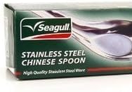 Stainless Chinese Soup Spoons, 12 pc #ISO9001