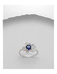 Butterfly CZ Ring In 92.5 Sterling Silver