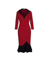 V-neck Mermaid Cotton  Dress