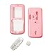 Sony Ericsson W810i W810 Snap-On Solid Pink Crystal Case Cover with Removable Swivel Belt Clip
