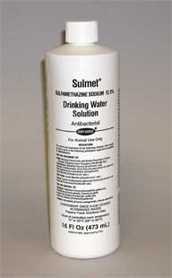 Boehringer Solubles Sulmet Water Solution 16oz