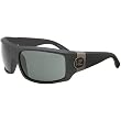 VonZipper Clutch Sunglasses Black Satin/Grey, One Size