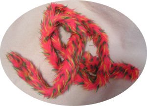 Funky and Fun Faux Fur Boa in Spunky Bubblegum Pink!