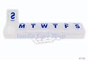 EZY Dose Jumbo Weekly Pill Reminder, 2XL - 1 ea
