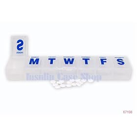 7-day Classic Pill Reminder-2xl each compartment holds 60 aspirins