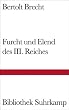 Furcht und Elend des Dritten Reiches (Bibliothek Suhrkamp)