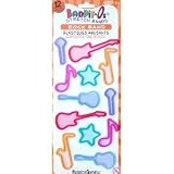 Pk/12 Bandit Os Shaped Rubber Bands: Series 1 Rock Band