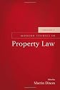 Modern Studies in Property Law