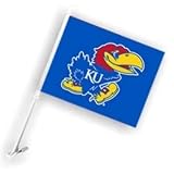 Kansas Jayhawks Car Flag