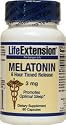 Life Extension Melatonin 6 Hour Timed Release, 3 Mg Capsules, 60-Count