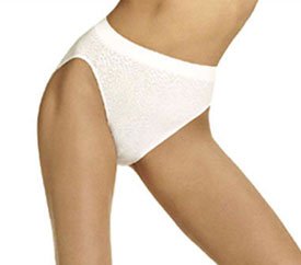 Barelythere Women's Damask Microfiber Hi-Cut Panty   #2503