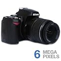 Nikon D40 6.1MP Digital SLR Camera Kit with 18-55mm f/3.5-5.6G ED II AF-S DX Zoom-Nikkor Lens
