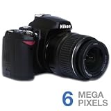 Nikon D40 6.1MP Digital SLR Camera Kit with 18 55mm f/3.5 5.6G ED II AF S DX Zoom Nikkor Lens 315rbmnXqEL. SL160 Nikon D40 6.1MP Digital SLR Camera Kit with 18 55mm f/3.5 5.6G ED II AF S DX Zoom Nikkor Lens